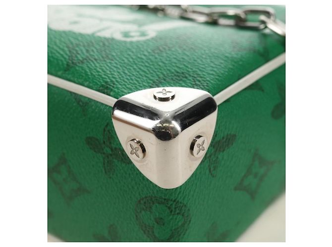 LOUIS VUITTON Monogram Everyday Mini Soft Trunk Tasche Grün M80816 Auth 182008SAM Monogramm - Ansicht 15