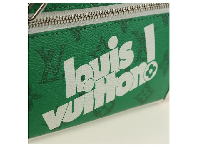 LOUIS VUITTON Monogram Everyday Mini Soft Trunk Tasche Grün M80816 Auth 182008SAM Monogramm - Ansicht 18