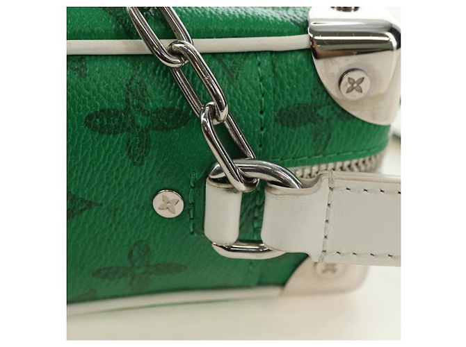 LOUIS VUITTON Monogram Everyday Mini Soft Trunk Tasche Grün M80816 Auth 182008SAM Monogramm - Ansicht 9