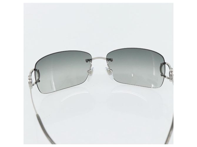 Bulgari Gafas de sol BVLGARI metal Silver Auth BA13217 Plata - vista 10