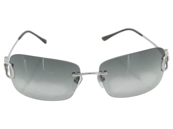Bulgari Gafas de sol BVLGARI metal Silver Auth BA13217 Plata - vista 2