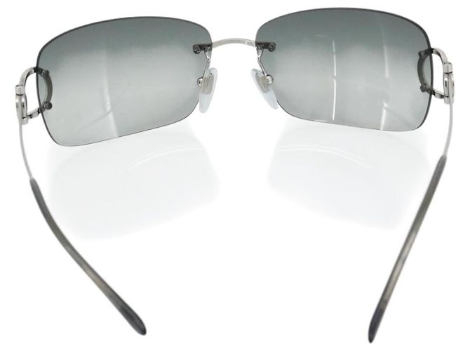 Bulgari Gafas de sol BVLGARI metal Silver Auth BA13217 Plata - vista 3