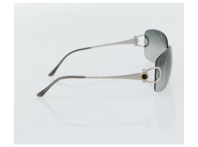 Bulgari Gafas de sol BVLGARI metal Silver Auth BA13217 Plata - vista 4