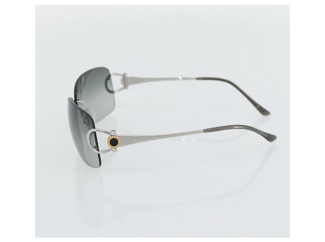 Bulgari Gafas de sol BVLGARI metal Silver Auth BA13217 Plata - vista 6