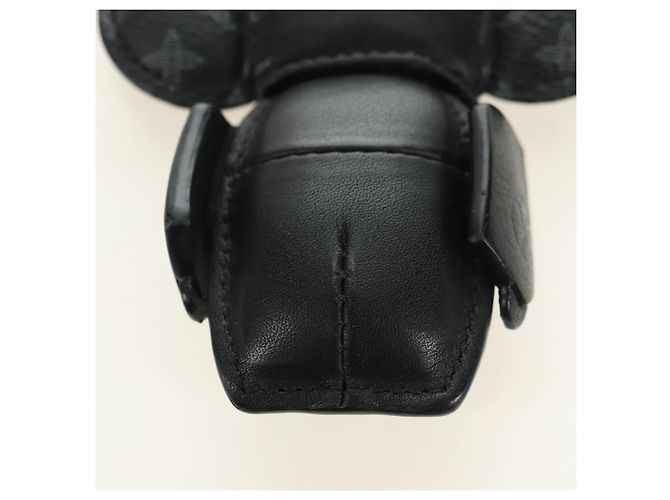 LOUIS VUITTON Monogram Eclipse Portachiavi di Vivienne Charm MP1998 Auth 181294M Monogramma - vista 7