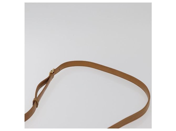 Céline CELINE Schultertasche aus Leder Schwarz Gold Auth 182488 Golden - Ansicht 8