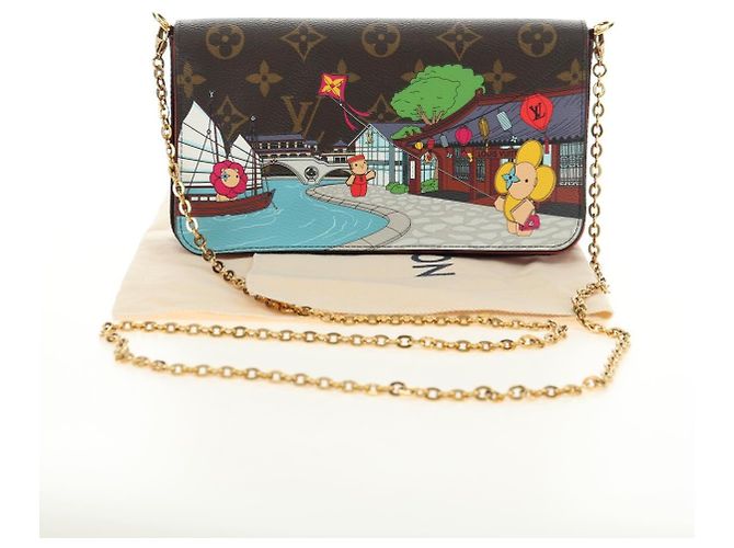LOUIS VUITTON Pochette Felice Monogram Vivienne Borsa a Spalla LV Auth 181444SAM Monogramma - vista 29