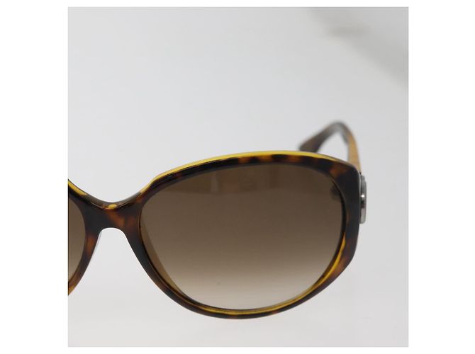 GUCCI Tortoise Pattern Sunglasses Plastic Brown Silver Auth BA13261 Silvery - view 5