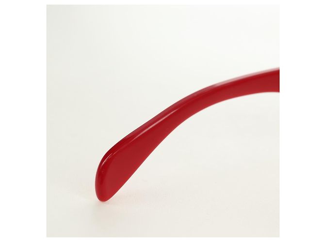 Gafas de sol LOUIS VUITTON colaboración Supreme de plástico Rojo Z0989E Auth 181672SM Roja - vista 14
