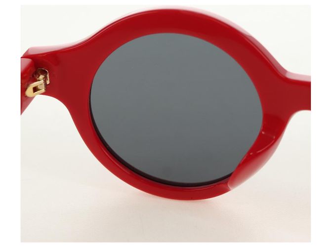 Gafas de sol LOUIS VUITTON colaboración Supreme de plástico Rojo Z0989E Auth 181672SM Roja - vista 17