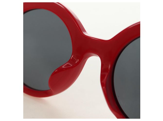 Gafas de sol LOUIS VUITTON colaboración Supreme de plástico Rojo Z0989E Auth 181672SM Roja - vista 18