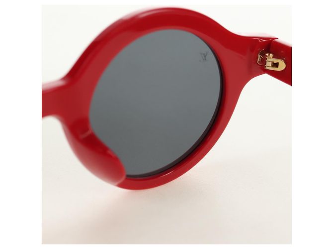 Gafas de sol LOUIS VUITTON colaboración Supreme de plástico Rojo Z0989E Auth 181672SM Roja - vista 19