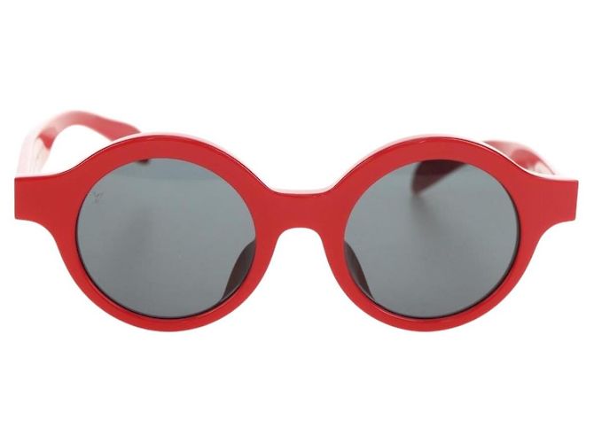 Gafas de sol LOUIS VUITTON colaboración Supreme de plástico Rojo Z0989E Auth 181672SM Roja - vista 2