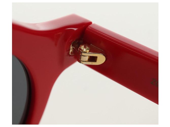 Gafas de sol LOUIS VUITTON colaboración Supreme de plástico Rojo Z0989E Auth 181672SM Roja - vista 20