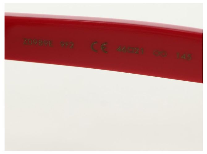 Gafas de sol LOUIS VUITTON colaboración Supreme de plástico Rojo Z0989E Auth 181672SM Roja - vista 21