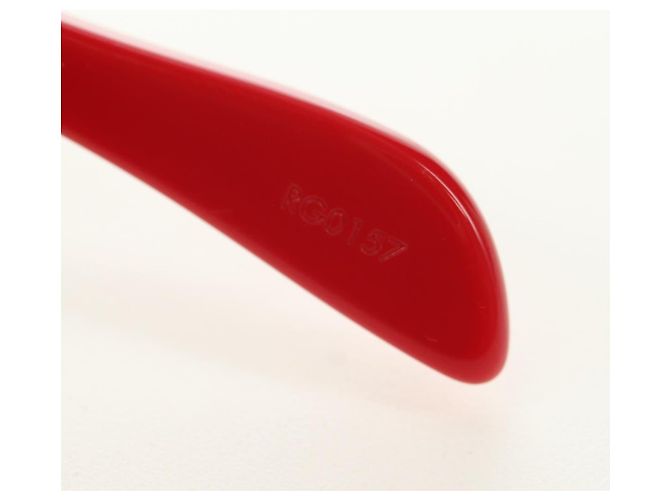Gafas de sol LOUIS VUITTON colaboración Supreme de plástico Rojo Z0989E Auth 181672SM Roja - vista 23