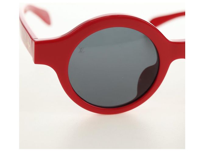 Gafas de sol LOUIS VUITTON colaboración Supreme de plástico Rojo Z0989E Auth 181672SM Roja - vista 8