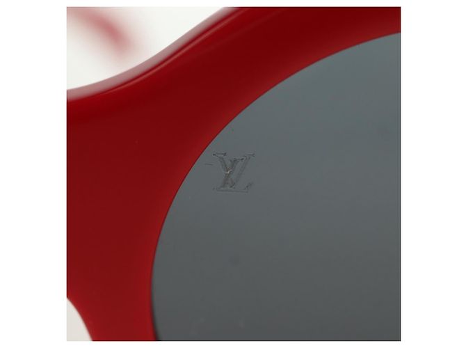 Gafas de sol LOUIS VUITTON colaboración Supreme de plástico Rojo Z0989E Auth 181672SM Roja - vista 9