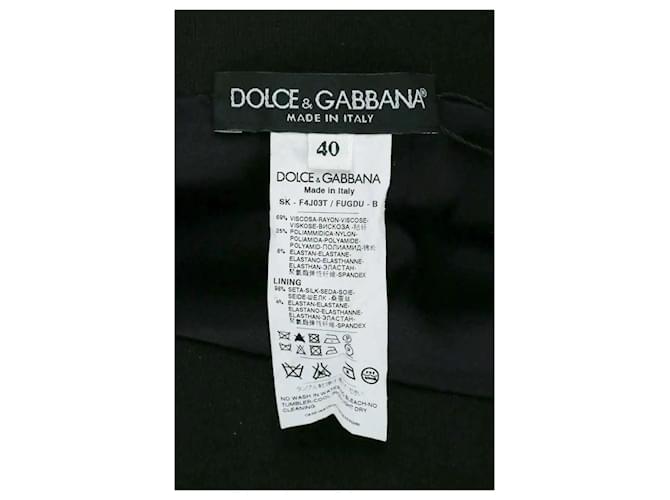 Dolce & Gabbana Falda negra Negro - vista 5