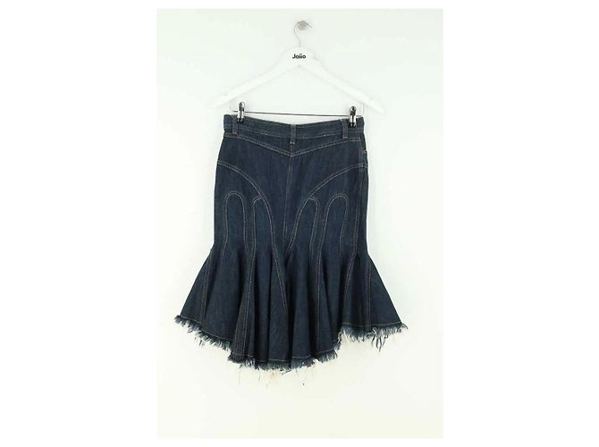 Alexander Mcqueen Blauer Rock - Ansicht 3
