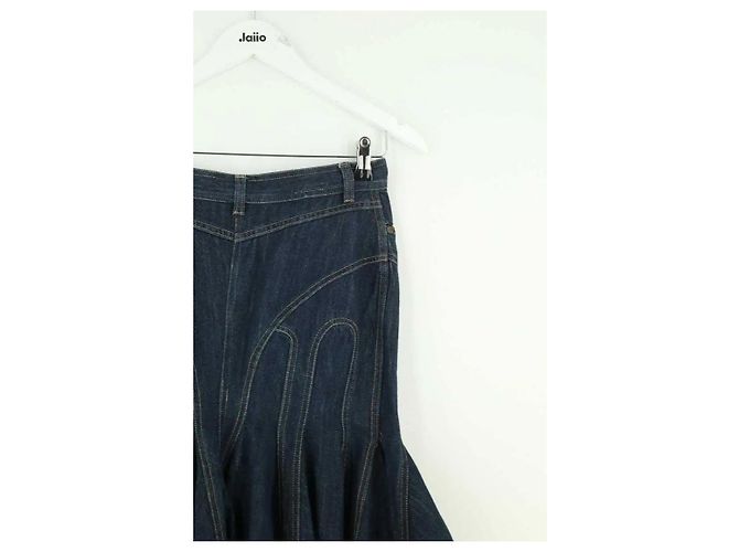 Alexander Mcqueen Blauer Rock - Ansicht 4