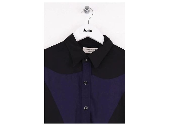 Yves Saint Laurent Camisa negra Negro - vista 2