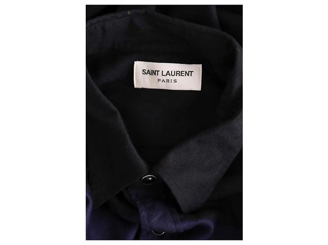 Yves Saint Laurent Camisa negra Negro - vista 5