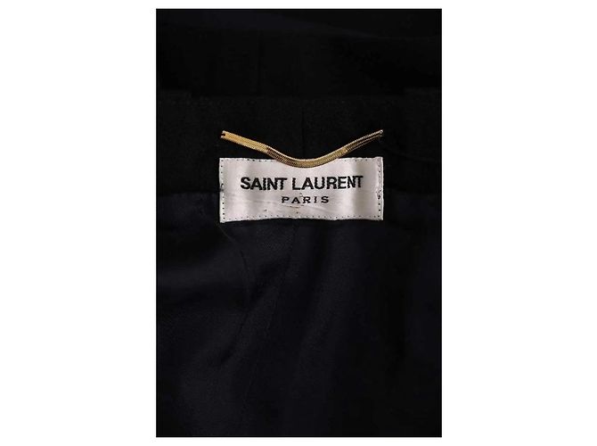 Saint Laurent Minifalda negra Negro - vista 5