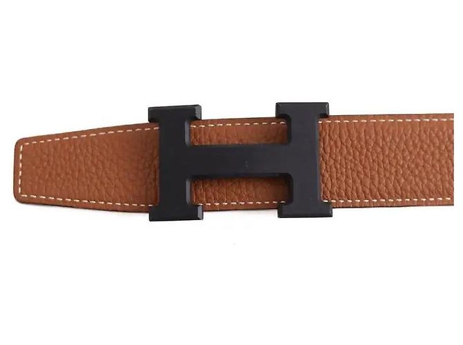 Hermès Camel leather belt - view 2