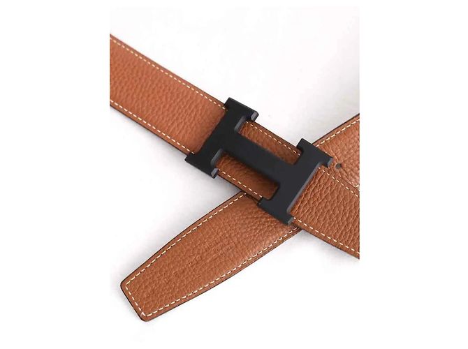 Hermès Camel leather belt - view 4