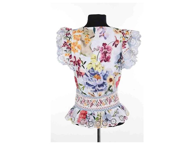 Camicetta Farm Rio multicolore in cotone XS - vista 4