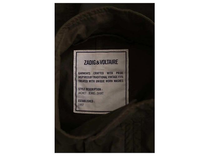 Zadig & Voltaire Cappotto kaki Cachi - vista 5