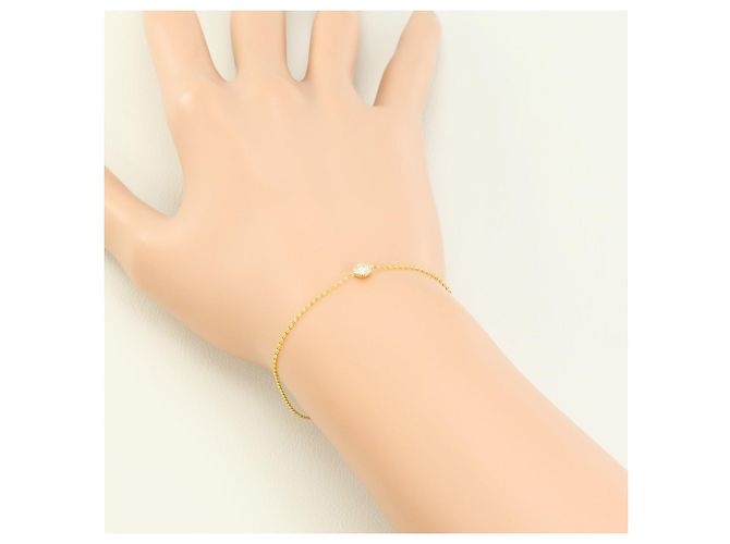 Autre Marque Bracciale con charm in oro giallo 18K con diamanti D'oro - vista 3