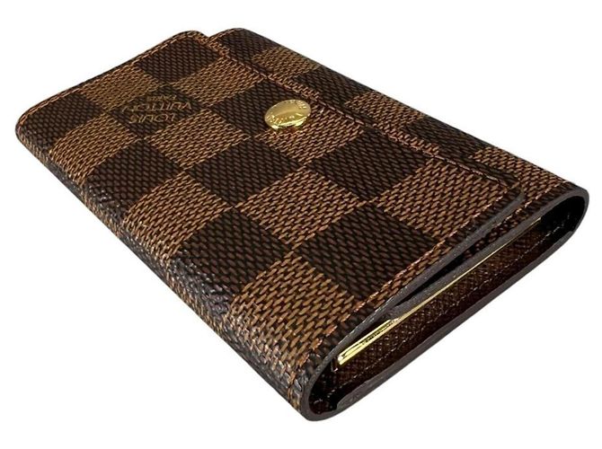 Louis Vuitton Damier Canvas Key Case Brown - view 5