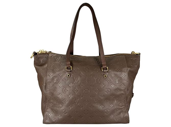 Borsa Tote Louis Vuitton Lumineuse PM Marrone - vista 3