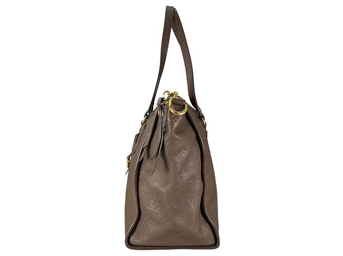 Borsa Tote Louis Vuitton Lumineuse PM Marrone - vista 4
