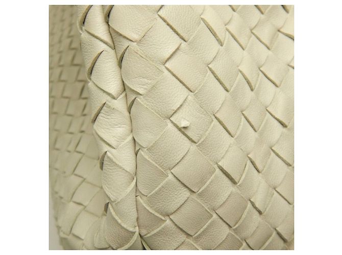 Borsa a Spalla Bottega Veneta Intrecciato Crudo - vista 14
