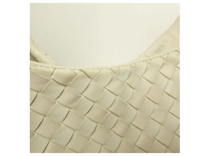 Borsa a Spalla Bottega Veneta Intrecciato Crudo - vista 15