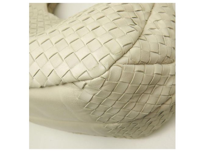Borsa a Spalla Bottega Veneta Intrecciato Crudo - vista 18