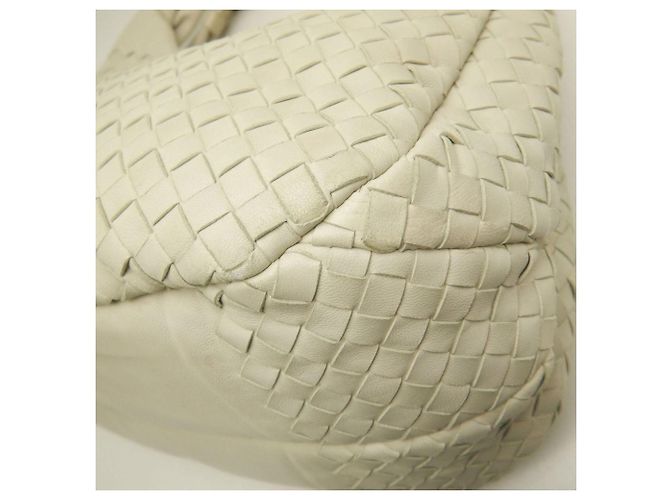 Borsa a Spalla Bottega Veneta Intrecciato Crudo - vista 20