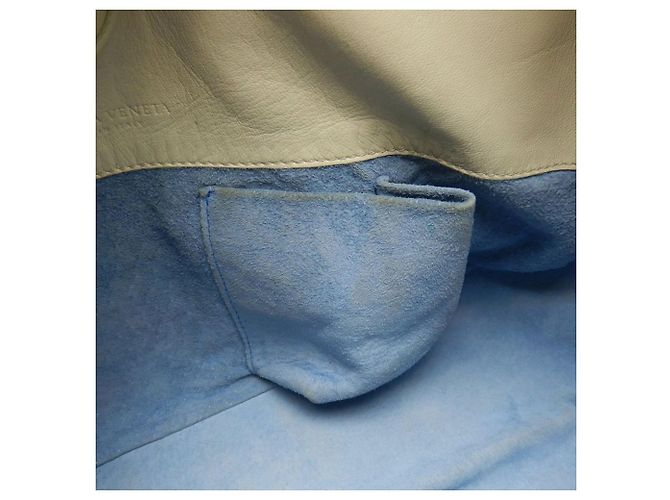 Borsa a Spalla Bottega Veneta Intrecciato Crudo - vista 23