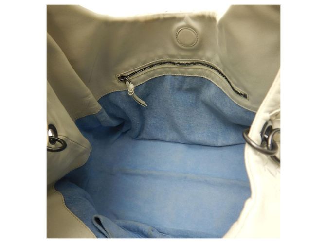 Borsa a Spalla Bottega Veneta Intrecciato Crudo - vista 4