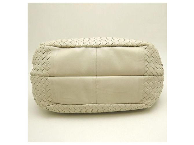 Borsa a Spalla Bottega Veneta Intrecciato Crudo - vista 6