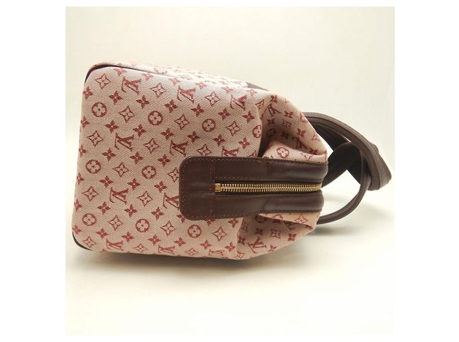 Borsa Louis Vuitton Monogram Mini Josephine GM Fuschia - vista 5