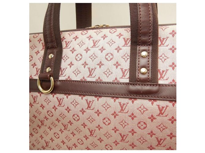 Borsa Louis Vuitton Monogram Mini Josephine GM Fuschia - vista 9