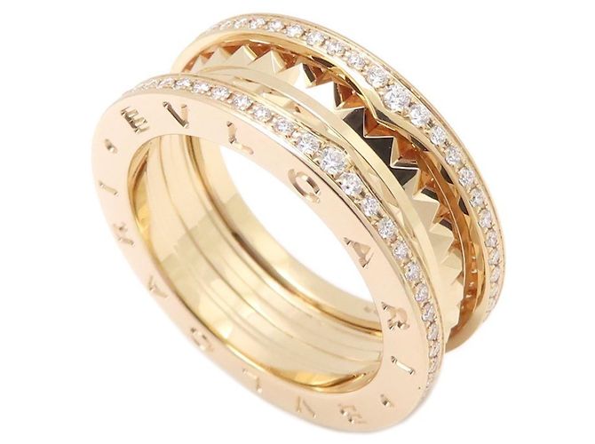 Bulgari Anello Bvlgari B.zero1 Rock in oro rosa 18K - vista 2