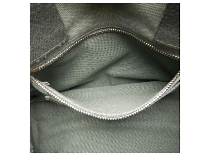 Borsa Tote Prada Canapa 1BG439 Grigio - vista 18