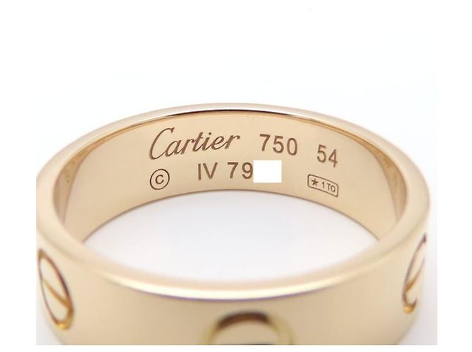 Anello Love Band in oro rosa 18K Cartier - vista 5