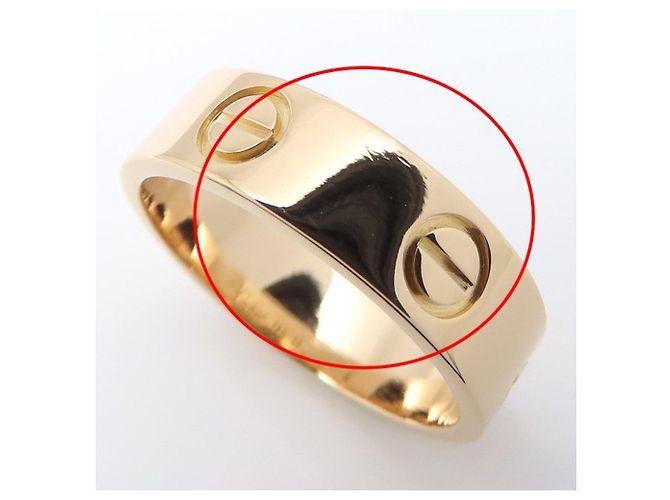Anello Love Band in oro rosa 18K Cartier - vista 7