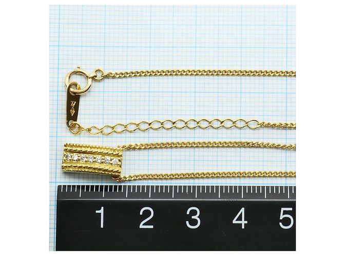 Autre Marque Collana in oro giallo 18K con diamante D'oro - vista 5